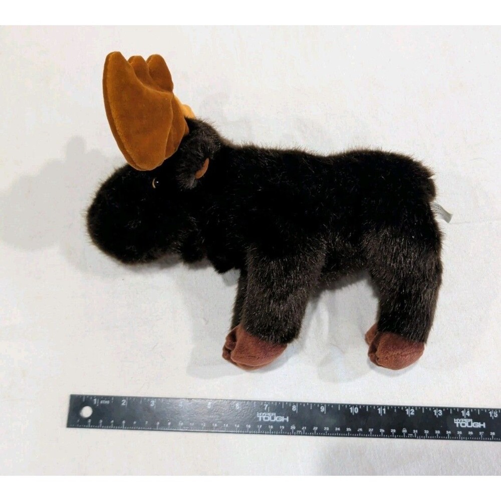 The Bearington Collection Brown Moose Plush 13"